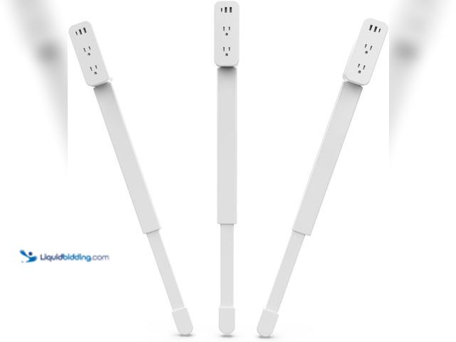 Lot 49-3482733 - Electrical Outlet Extender Stick 3pack | 180° Swivel | Extends 23-35 in for Hard-to-Reach Places | 2...