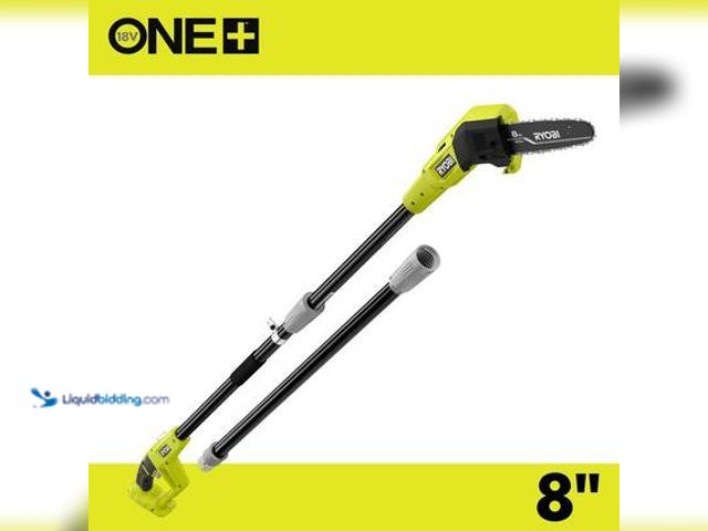 Lot 49-3564816 - RYOBI ONE+ 18V 8 in. Cordless Oil-Free Pole Saw (Tool Only). Unused