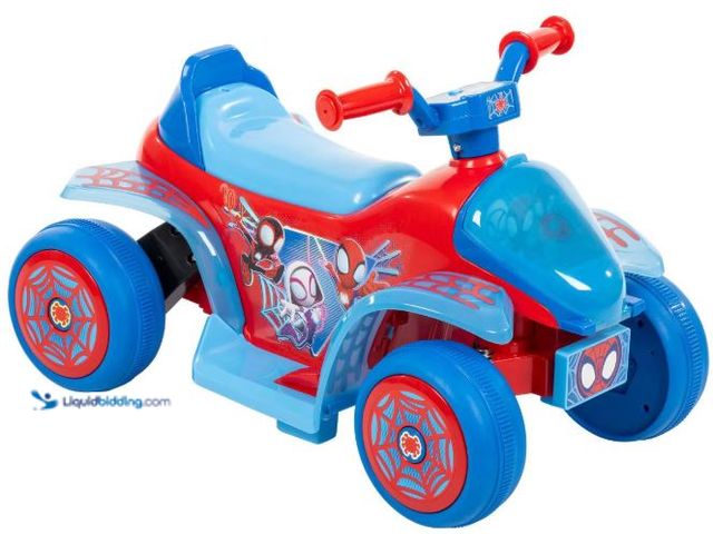 Lot 49-3536666 - Huffy Spidey and His Amazing Friends Battery Ride-On Quad - 6V - Age 1.5+ Item is unused