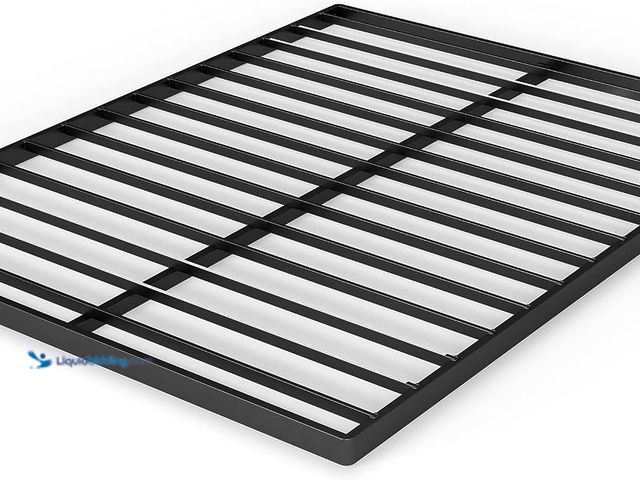 Lot 49-5460816 - ZINUS King Quick Lock Bunkie Board, Box Spring & Bed Slat Replacement, Metal Frame with Steel Slats,...