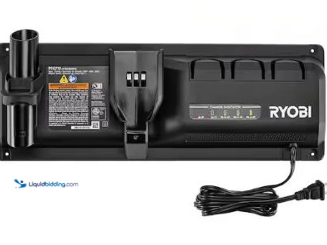 Lot 49-1625371 - RYOBI Charging Docking Station for Advanced Stick Vacuum, Model # PCG719B, Slightly used, Unable to ...