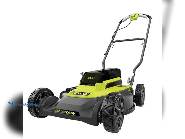 Lot 49-5416441 - RYOBI 40V 18 in. 2-in-1 Cordless Battery Walk Behind Push Lawn Mower. [Model # RY401101] Used. No ba...