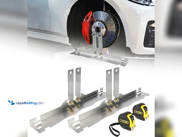 Lot 49-5415358 - Upgraded Wheel Alignment Tool with Connection Sheet, Heavy Duty Stainless Steel Toe Alignment Tool P...