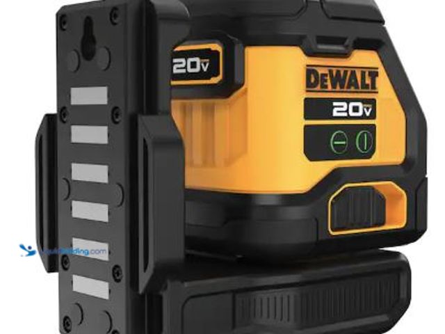Lot 49-5436254 - DEWALT 20V Green Cross Line Laser Level (Tool-Only). Model # DCLE34021B. Used.