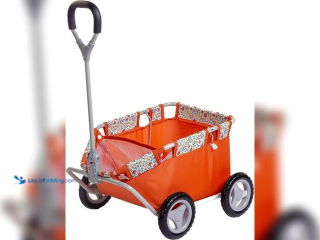 Lot 49-3564304 - JC Toys - for Keeps Playtime | Deluxe Folding Pull Along | Nature Theme Collection | for Dolls up to...