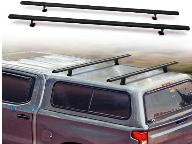 Lot 49-1549155 - MELIPRON 60" Truck Cap Topper Rack Adjustable Aluminum Ladder Roof Rack for Kayak Canoe Lumber Pipe(...
