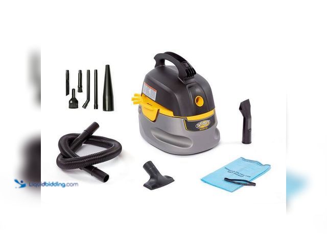 Lot 49-2004233 - Stinger 2.5 Gal. 1.75 Peak HP Small Shop Vacuum HD2025 Wet Dry Vac with Filter Bag, Hose, Accessorie...