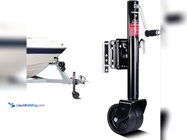 Lot 49-5448267 - 2000lbs Trailer Jack with Wheel, Heavy Duty Swivel Boat Trailer Jack, 12" Lift, for RV Boat. Model B...