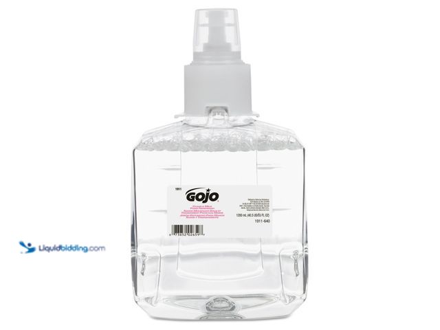 Lot 49-3527856 - Gojo® LTX-12 Clear Mild Foam Handwash Refill ASIN:B008NNT0Q6 Item is unused in a Pk of 2.