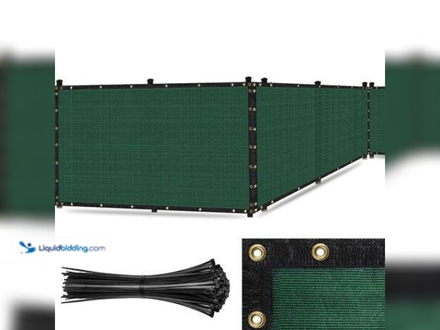 Lot 49-5541594 - SEALTECH
Ultra 8 ft. x 10 ft. Non-Recycled Polyethylene Heavy-Duty 200 GSM Privacy Fence Screen 90%...