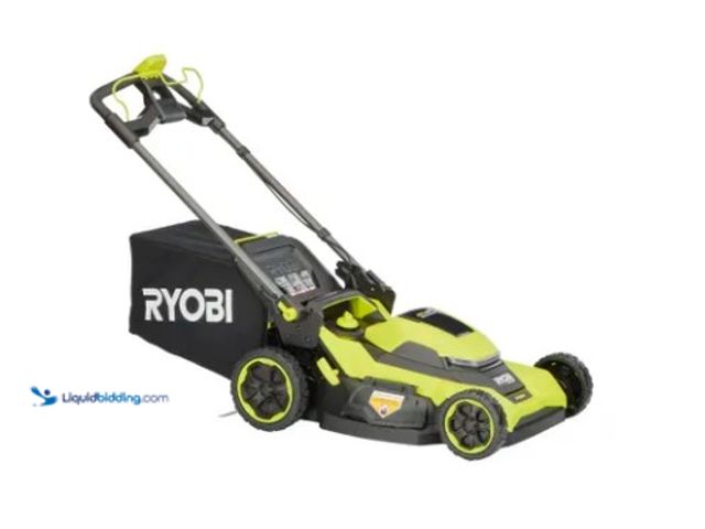 Lot 49-5476789 - RYOBI 40V HP Brushless 21 in. Cordless Battery Walk Behind Push Lawn Mower.Model # RY40HPLM05K. Used...