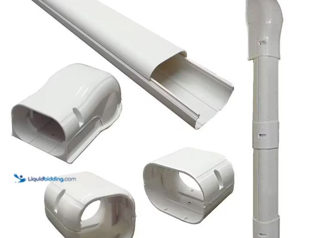 Lot 49-1515747 - DuctlessAire 3 in. x 7.5 ft. Cover Kit for Air Conditioner and Heat Pump Line Sets - Ductless Mini S...