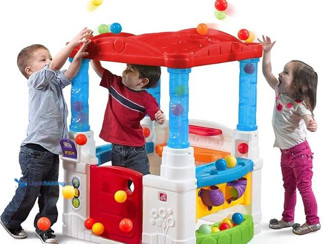 Lot 49-2021634 - Step2 Crazy Maze Toddler Ball Pit, Kids Playhouse, Indoor/Outdoor Playset, Interactive Play with Sou...