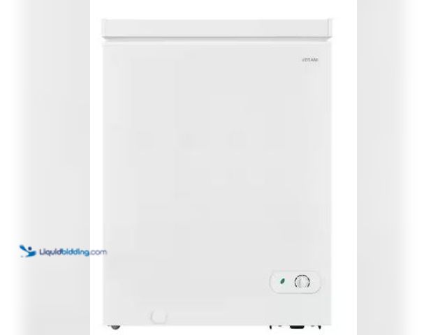 Lot 49-1517193 - Vissani
5.0 cu. ft. Manual Defrost Chest Freezer with LED Light in White Garage Ready, Model # HMCF...