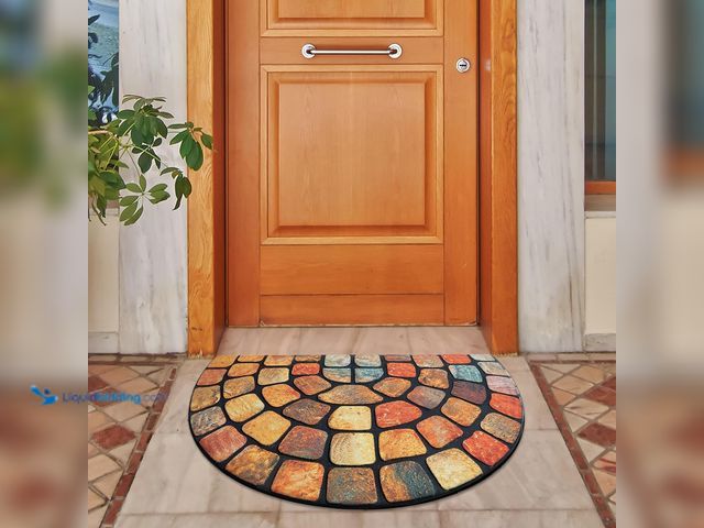 Lot 49-5549766 - ubdyo Unique Design Door mat - Low Pile Front Doormat Outside Entrance for Efficient Dirt Trapping -...