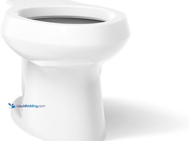 Lot 49-5447874 - KOHLER K-4198-0 Wellworth Elongated Toilet Bowl, 12" or 14" Rough-In, Elongated Toilet, Toilet Bowl ...