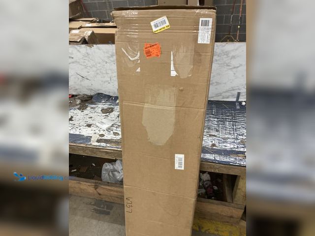 Lot 49-5553417 - Brabantia Ironing Board C 49 x 18 In with Solid Steam Unit Holder, Fresh Breeze Cover and White Fram...