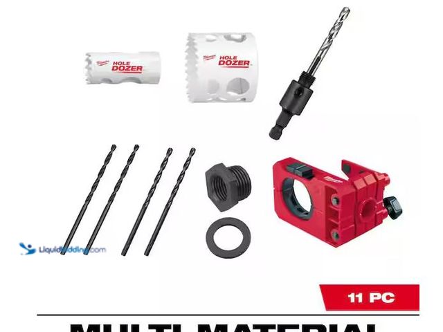 Lot 49-1576918 - Milwaukee Door Lock Installation Bi-Metal Hole Saw Set Model # 49-22-4073, Unused  Ref#AHDSB0205