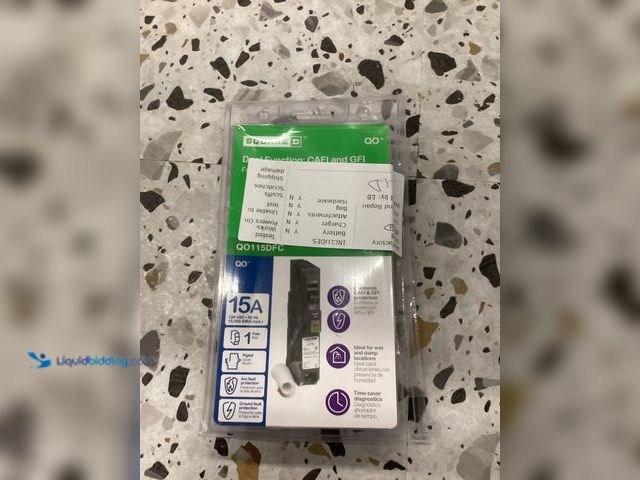 Lot 49-5452002 - Square D
QO 15 Amp Single-Pole Dual Function (CAFCI and GFCI) Circuit Breaker. Item is unused. SKU ...