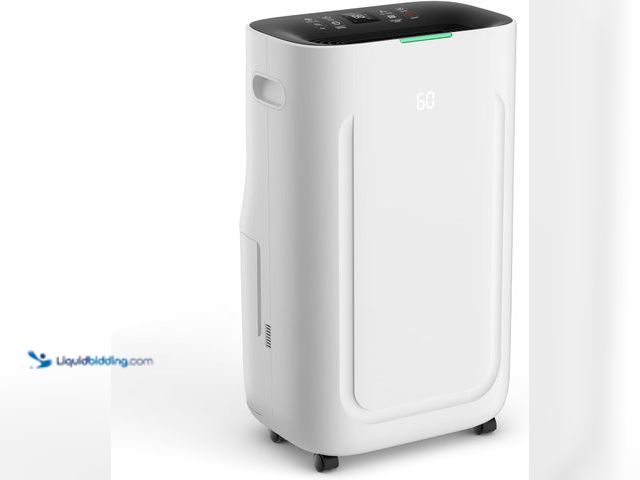 Lot 49-5416547 - 5000Sq.Ft Dehumidifier 50-80 pint for Basement and Home with Drain Hose and 1.71 Gal Water Tank, Hum...