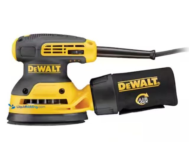 Lot 49-3470893 - DEWALT 3 Amp Corded 5 in. Variable Speed Random Orbital Sander, Model # DWE6423, Used, Tested works....