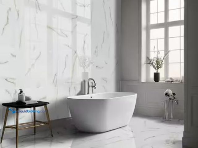 Lot 49-1624756 - Approx (45) sq ft of MSI Alvara Bianco 24 in. x 24 in. Polished Porcelain Floor and Wall Tile (16 sq...
