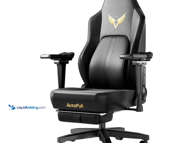 Lot 49-3465290 - AutoFull M6 Gaming Chair, Ergonomic Office Chair with Dynamic Lumbar Support, 6D Adjustable Armrests...
