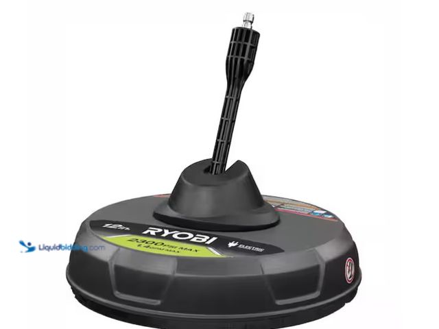 Lot 49-1575855 - RYOBI 12 in. 2,300 PSI Electric Pressure Washers Surface Cleaner, Model # RY31012, Unused  Ref#SRHD0...