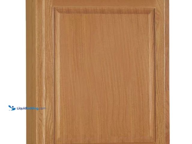Lot 49-1562454 - Hampton Bay Hampton 24 in. W x 12 in. D x 30 in. H Assembled Wall Cabinet in Medium Oak, Model # KW2...