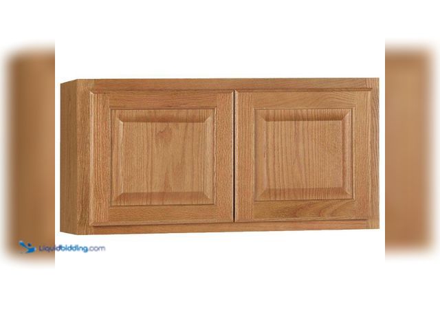 Lot 49-3566061 - Hampton Bay
Hampton 30 in. W x 12 in. D x 15 in. H Assembled Wall Bridge Kitchen Cabinet in Medium ...