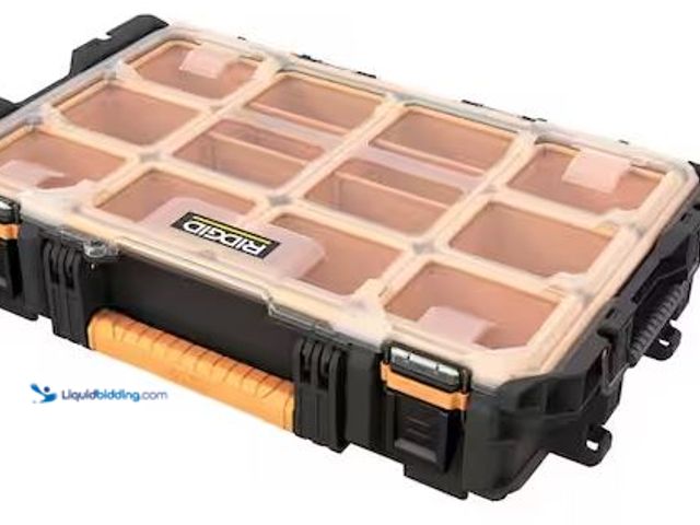 Lot 49-5460640 - RIDGID
Pro Gear System Gen 2.0 Stackable Durable Weather Resistant 10-Compartment Small Parts Organ...