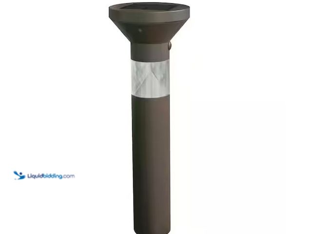 Lot 49-1576499 - Feit Electric One Sync Landscape 40 Lumens Bronze Solar Integrated LED Outdoor Bollard Light with Du...