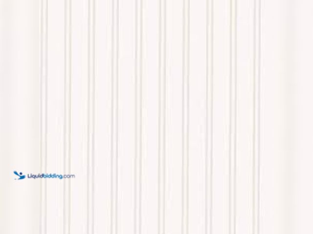 Lot 49-5419728 - Graham & Brown Bead Board White Paintable Prepasted Wallpaper. Model # 15274. Unused.