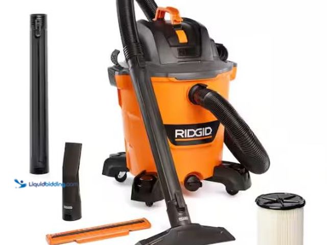 Lot 49-3473146 - RIDGID 12 Gal. 5.0 Peak HP NXT Shop Vacuum Wet Dry Vac with General Debris Filter, Locking Hose and ...