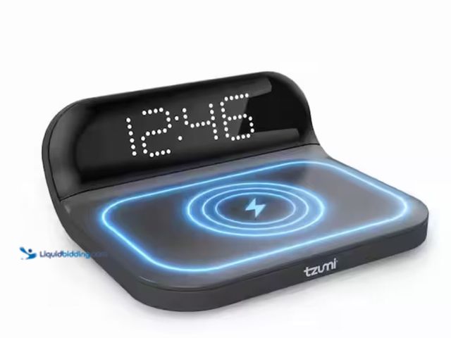 Lot 49-1631399 - Lot of (2) Tzumi Wireless Charging Alarm Clock, Model # 30747HD, New. (NOTE: Factory packed.)  Ref#B...