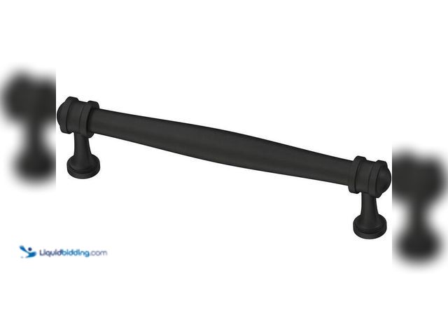 Lot 49-2024005 - Lot of (5)- Liberty Charmaine 5-1/16 in. (128 mm) Classic Matte Black Cabinet Drawer Pull. Model # P...