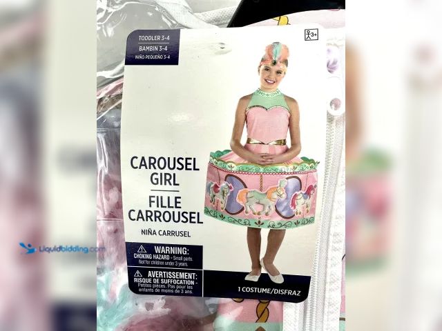 Lot 49-3523683 - Carousel Girl Toddler Costume. New