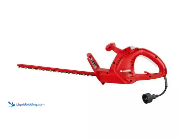 Lot 49-1575588 - Homelite 17 in. 2.7 Amp Electric Hedge Trimmer, Model # UT44110B, Unused, Powers on  Ref#AHDSB0205