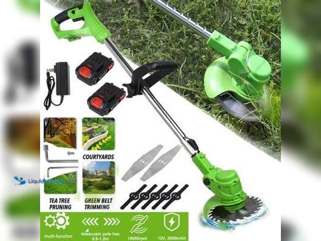Lot 49-5545643 - Cordless Electric Grass Trimmer, Unused with attachments