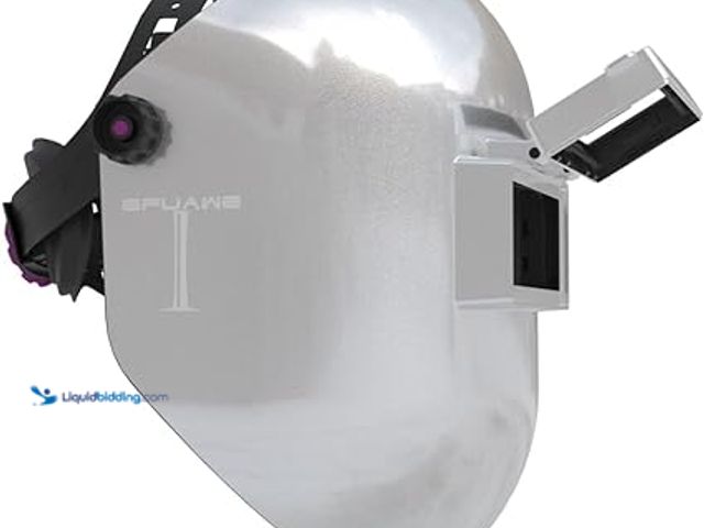 Lot 49-3527694 - Tefuawe Flip Up Chopped Fiberglass Sugar Scoop Welding Helmet, Medium Cut top and Bottom Sugar Scoop...