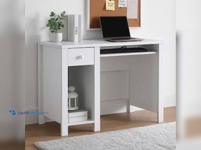 Lot 49-5542462 - StyleWell JS-3417-A 42 Inch White Storage Hutch, Factory Sealed