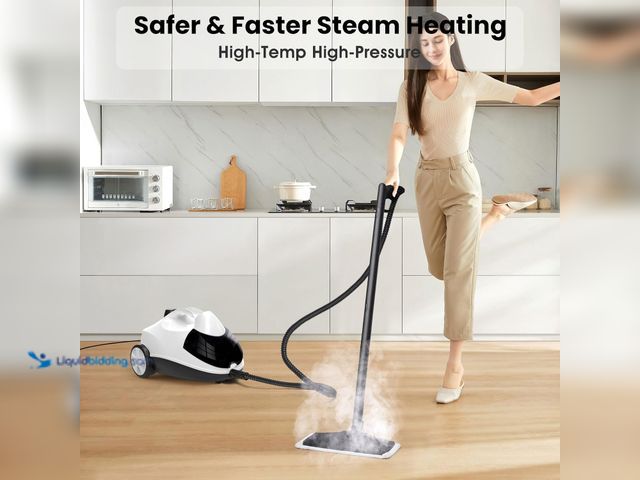 Lot 49-5461270 - Steam Cleaner 1.5L Steamer for Cleaning Fast Heating 6-in-1 Multi-Surface with 8 Accessories UL499 C...