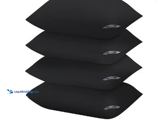 Lot 49-3432528 - Sycoodeal Queen Size Bed Pillows for Sleeping 4 Pack, Luxury Hotel Pillows, Comfortable and Supporti...