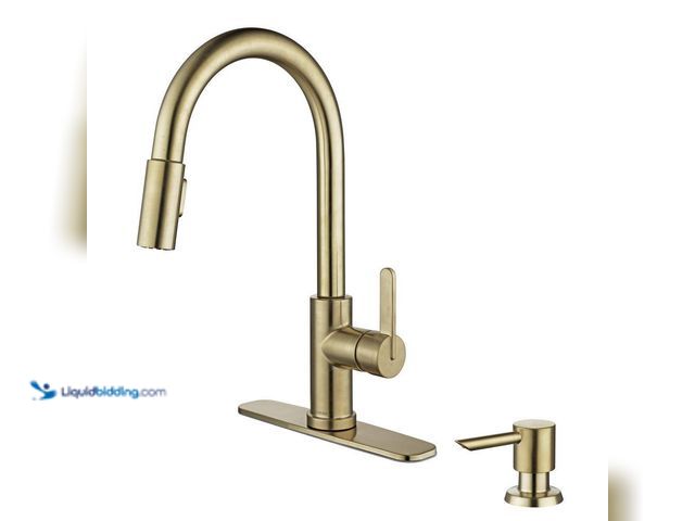 Lot 49-3617006 - Glacier Bay Paulina Single Handle Pull Down Sprayer Kitchen Faucet with TurboSpray, FastMount and So...