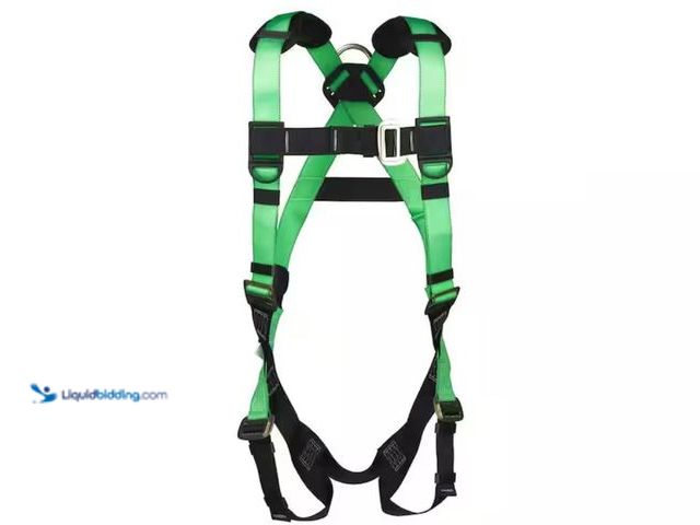 Lot 49-3614499 - Werner Premium Adjustable Fall Protection Safety Harness (D-Ring), Model # H511202W, Used. (NOTE: Di...
