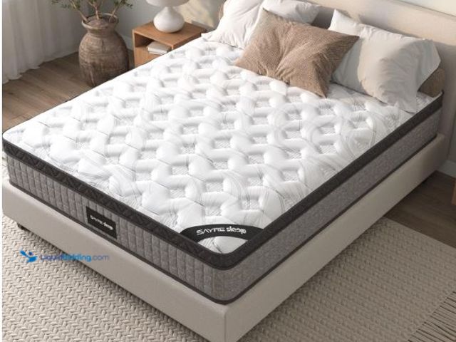 Lot 49-1553937 - 12'' Queen Mattress, Queen Size Mattress in a Box, Modern New Diamond Innerspring Hybrid and Cooling...