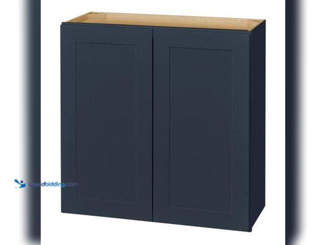 Lot 49-5581702 - Hampton Bay Avondale 36 in. W x 12 in. D x 30 in. H Ready to Assemble Plywood Shaker Wall Kitchen Ca...