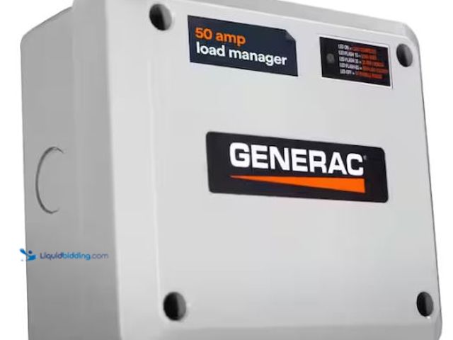 Lot 49-1549208 - Generac 50 Amp Load Manager for Air-Cooled Whole House Generator, Model # 7000, Unused.  Ref#HDSR114
