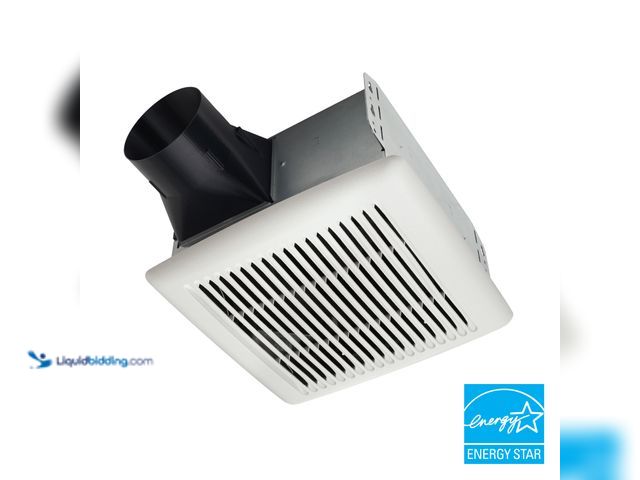 Lot 49-3616994 - Broan-NuTone Flex Series 80-110 Selectable CFM, Room Side Installation, Bathroom Ceiling Exhaust Fan...