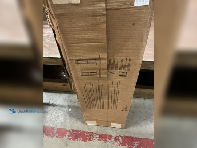 Lot 49-5487384 - Builders Edge
14.75 in. x 47 in. Raised Panel Vinyl Exterior Shutters Pair in Black New